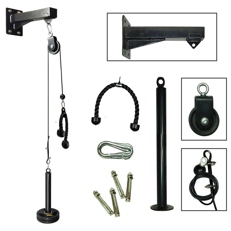 Home Gym Cable Pulley System - Palestra Parete Fitness FAI DA TE