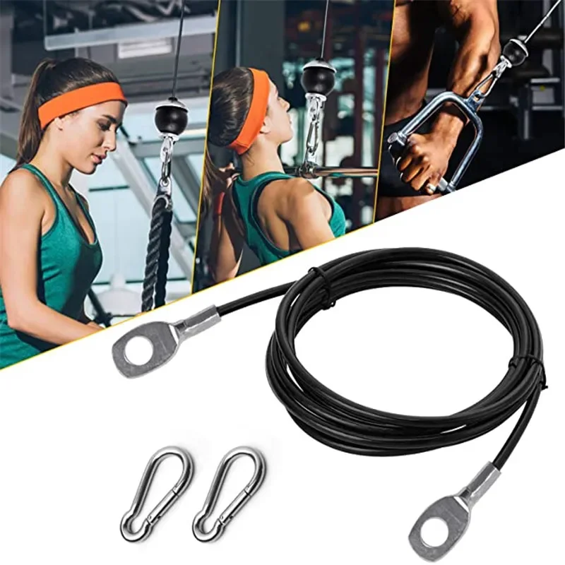 Home Gym Cable Pulley System - 2M-5M Accessori per attrezzature per il
