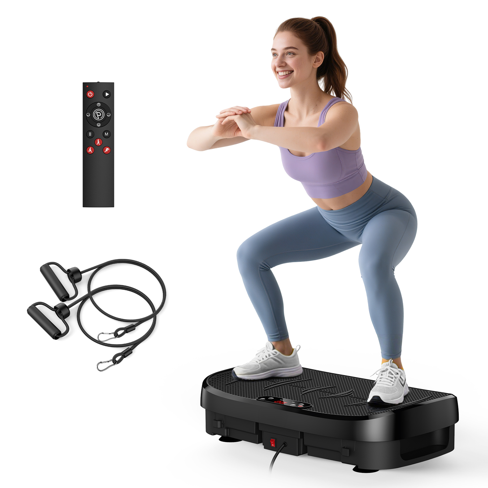 Home Gym Necessities - Piattaforma Vibrante per Bruciare Grassi, 120