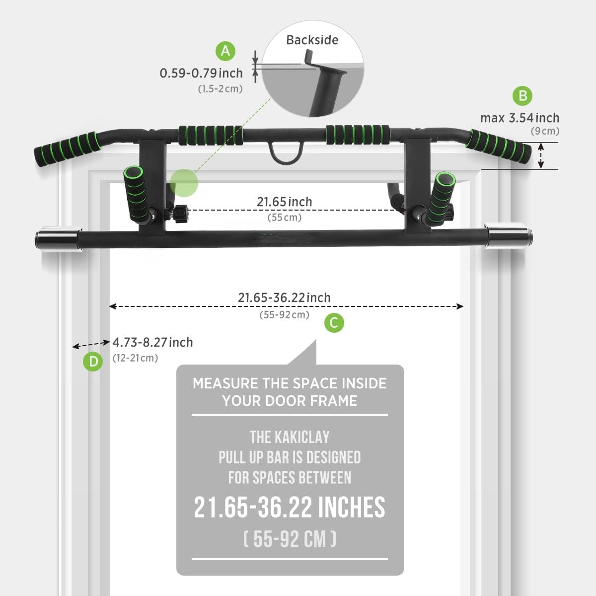 Chin Up Doorframe - Wellshow Sport Barra per Trazioni e