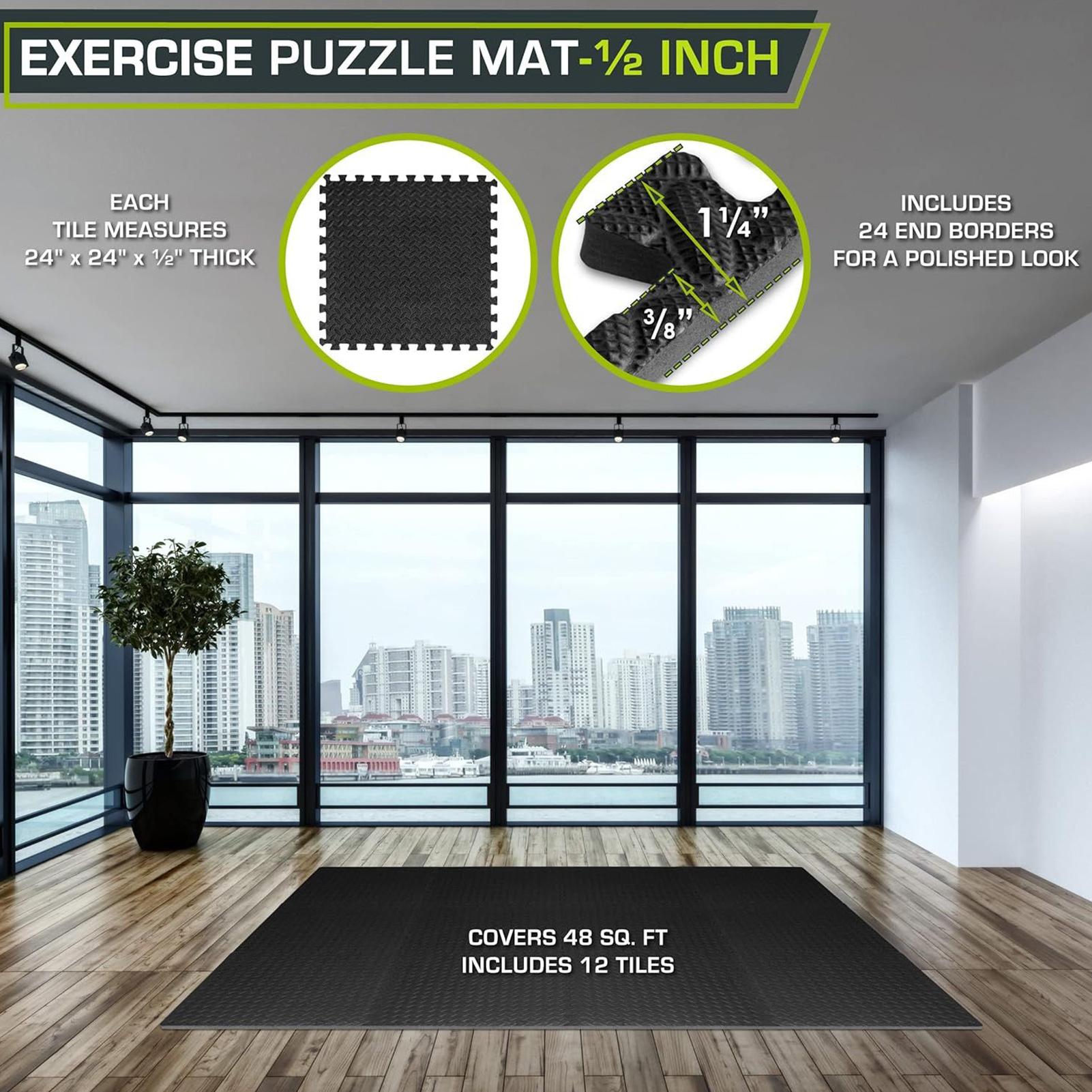 Home Gym For Toddlers - Piastrelle da palestra 12 pezzi Puzzle