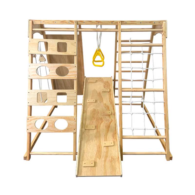 Home Gym For Toddlers - Struttura da Arrampicata in Legno per