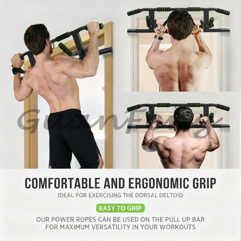 Chin Up Doorframe - Barra per trazioni senza viti da