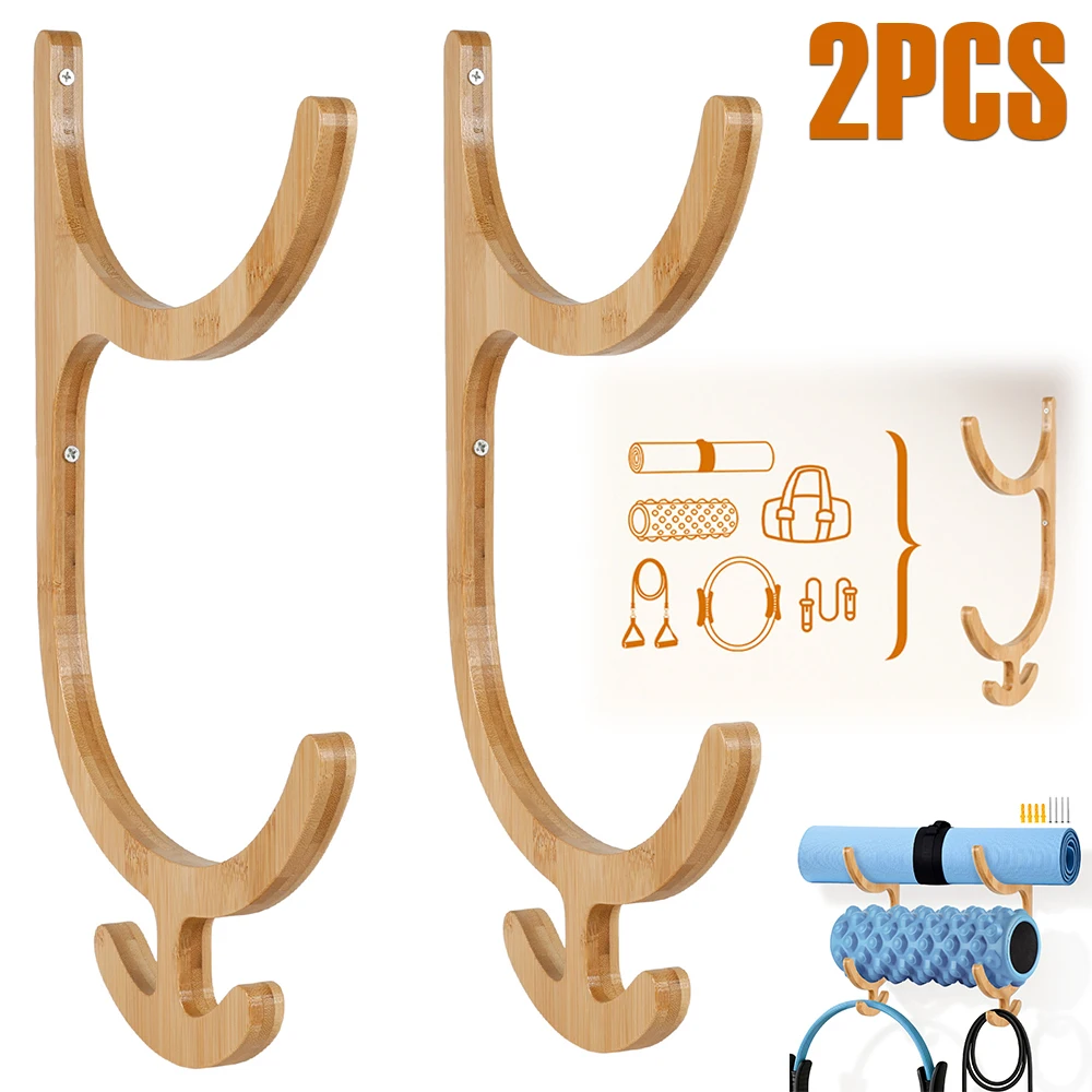 Home Gym On Carpet - 2 Pezzi Porta Tappetini Yoga da