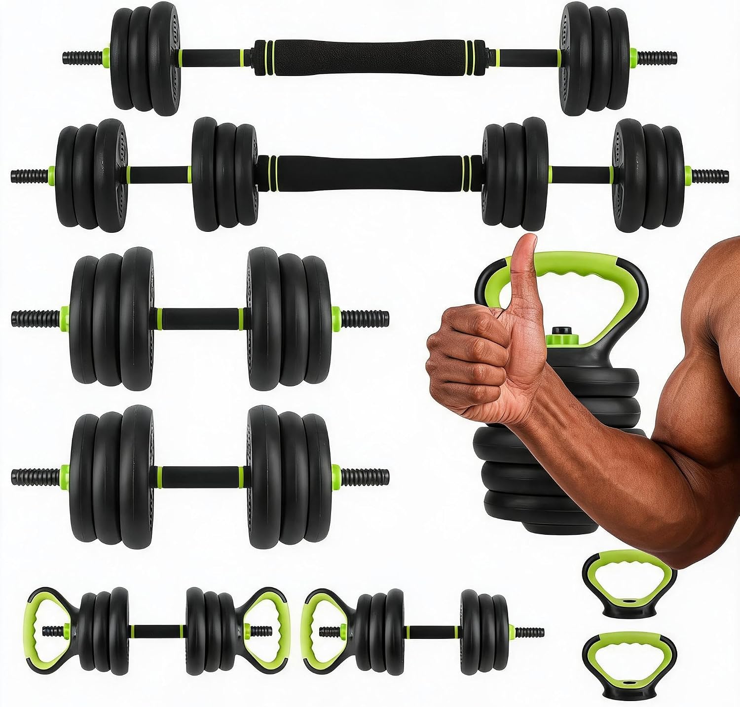 Home Gym Outfit - Set di manubri regolabili 4 in