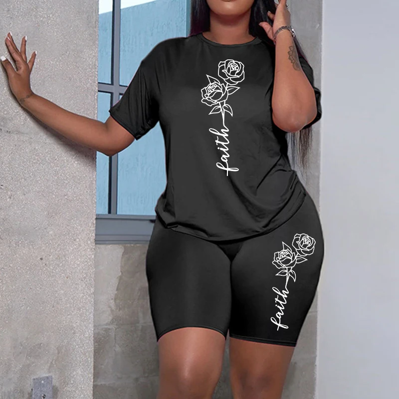 Home Gym Outfit - Tuta sportiva da donna con stampa