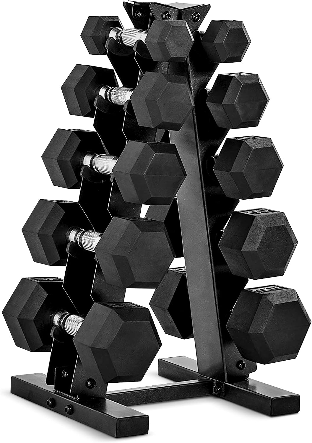 Home Gym Outfit - Set di manubri esagonali rivestiti in