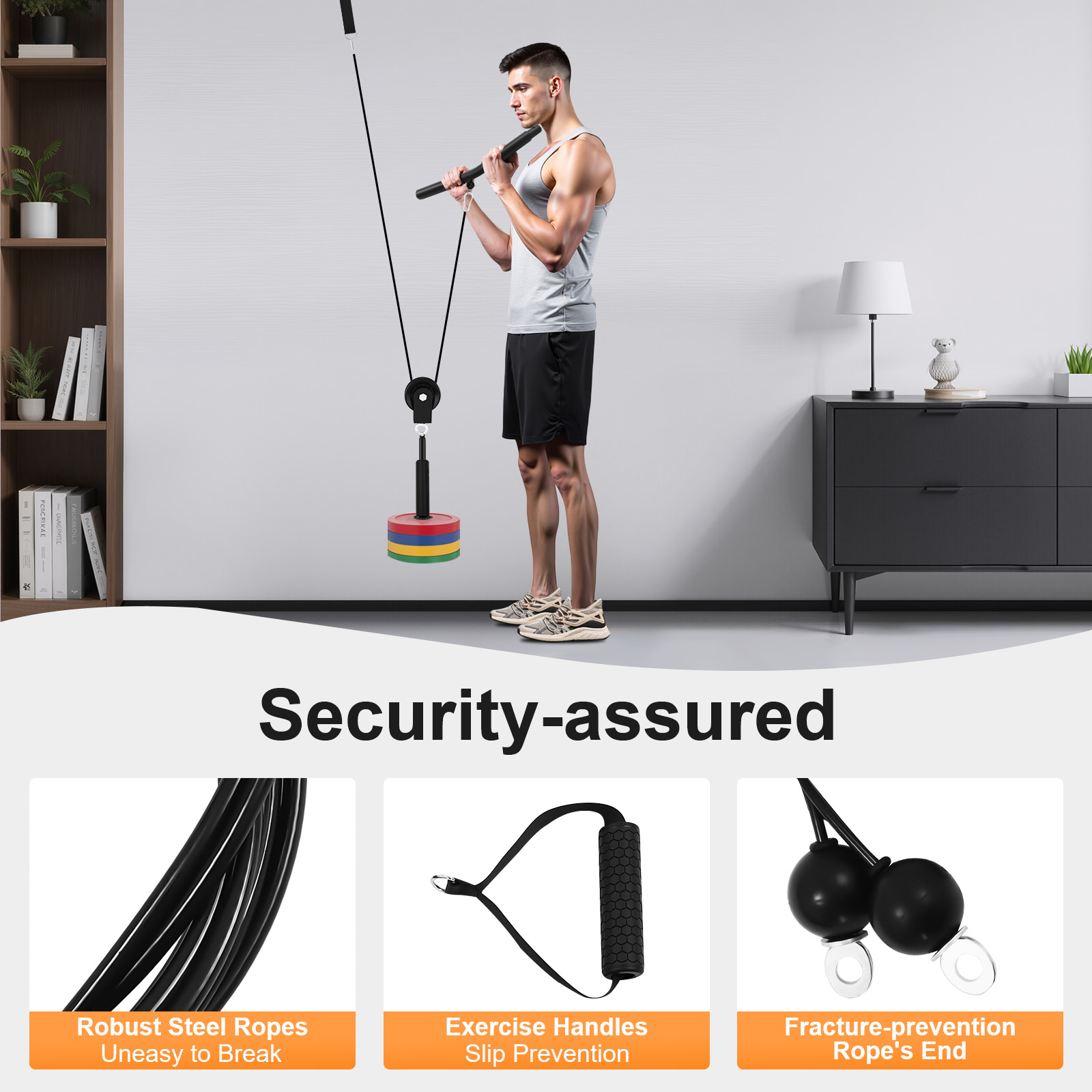 Home Gym Cable Pulley System - Sistema di Allenamento con Cavo da