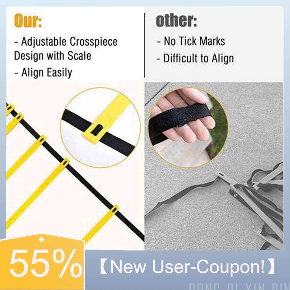 Agility Ladder Speed - 【Nuovo buono dell'utente!】Set di scalette di