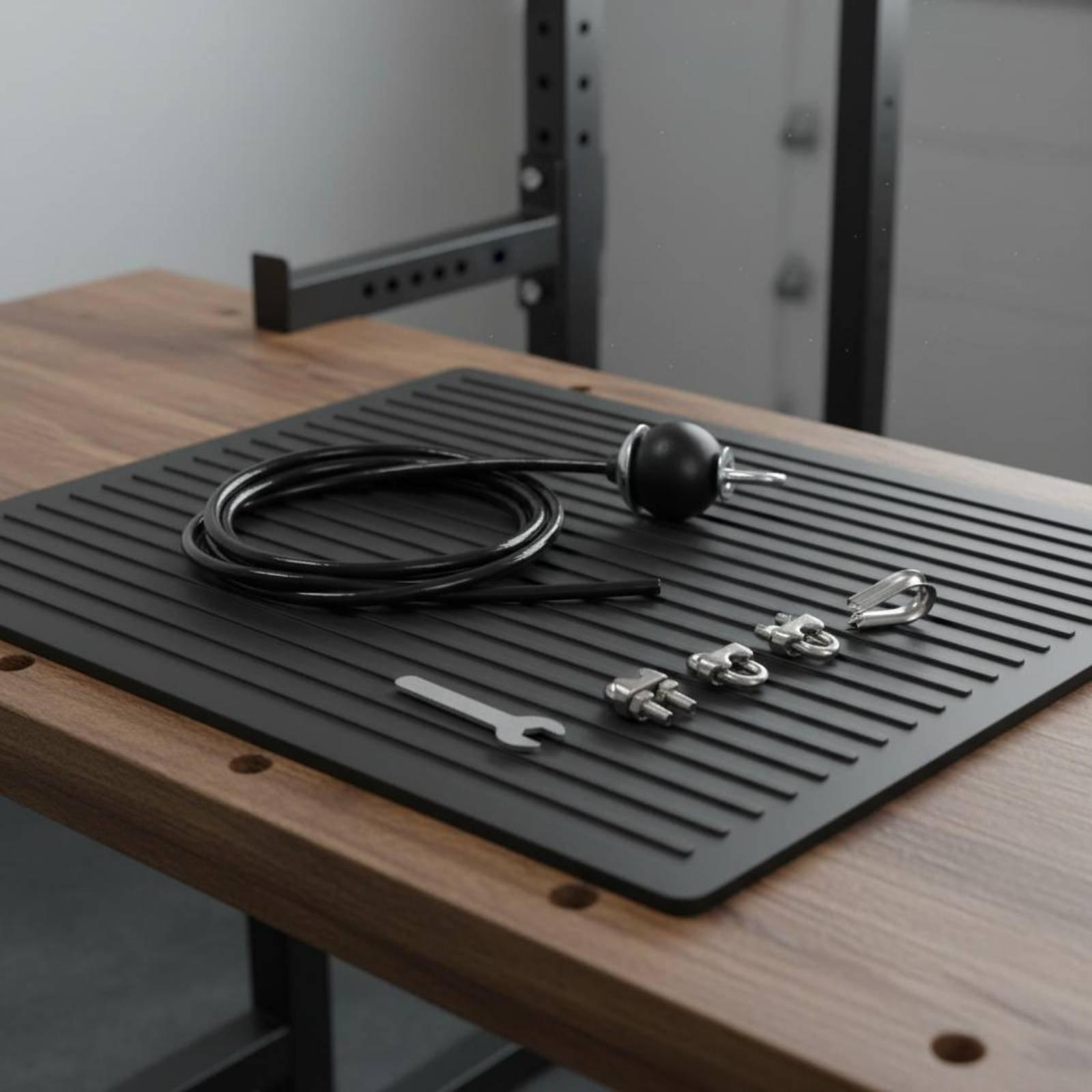 Home Gym Cable Pulley System - Cavo in Acciaio Regolabile per Puleggia,