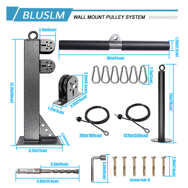 Sistema di pulegge per palestr - Home Gym Cable Pulley System recensione e prezzo