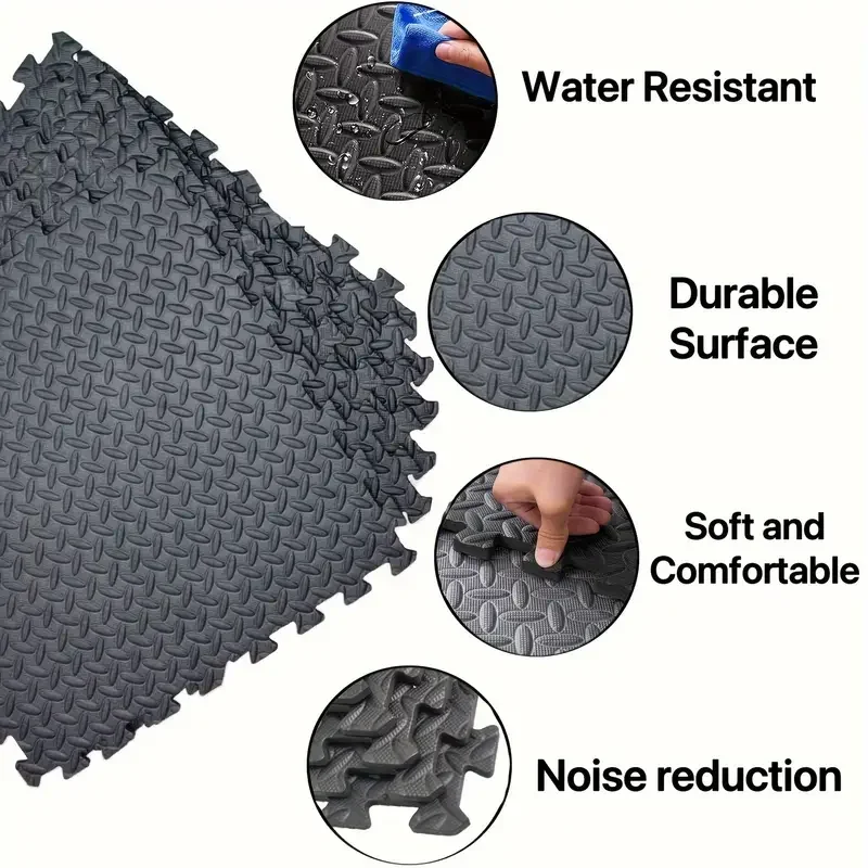 4-20PCS Home Gym Tappetino per - Home Gym On Carpet recensione e prezzo