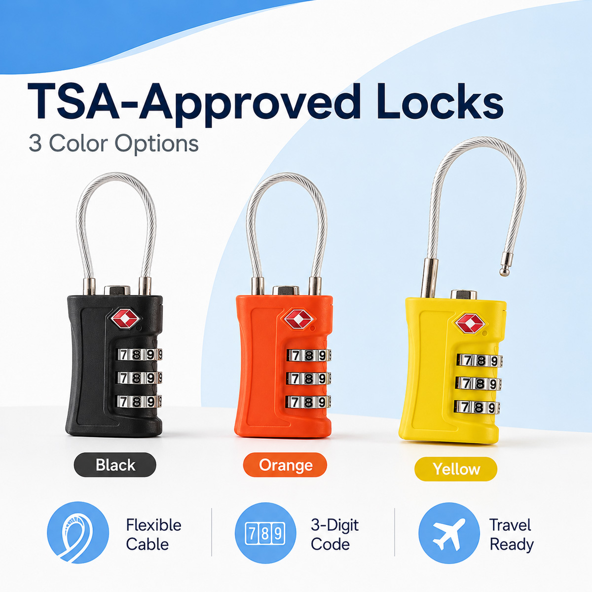 Lucchetto TSA Approvato con Co - Home Gym Necessities recensione e prezzo