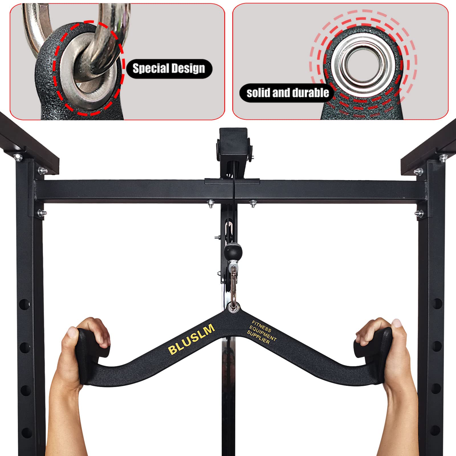 Impugnatura per allenamento, b - Home Gym Lat Pulldown Machine recensione e prezzo