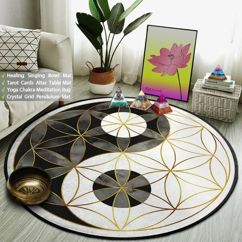 Yin Yang Taiji Tappeto rotondo - Home Gym On Carpet recensione e prezzo