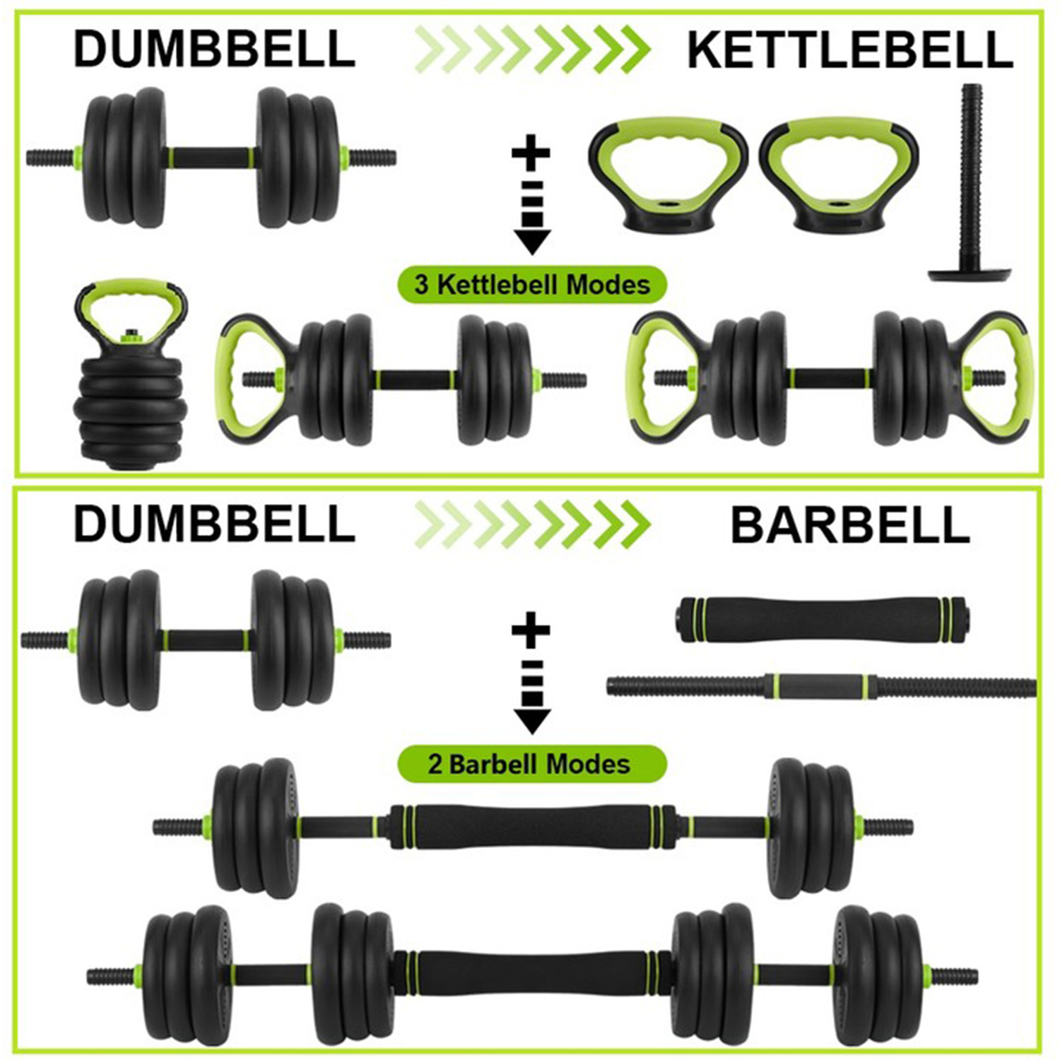 Set di manubri regolabili 4 in - Home Gym Outfit recensione e prezzo