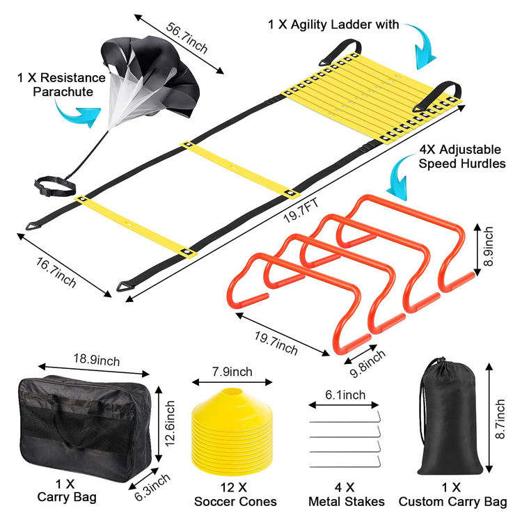 Set di attrezzature per l'alle - Agility Ladder Speed recensione e prezzo
